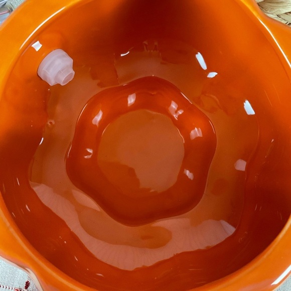 Rae Dunn Pumpkin Spice Drink Dispenser Iridescent Glossy Orange New Original Box - Picture 7 of 9